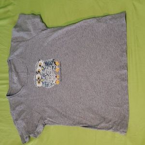 Owls "Feather weather" Graphic cotton t